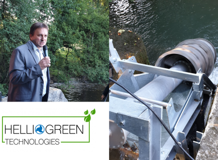 Passée par l’incubateur Rimbaud’Tech, l’entreprise ardennaise HELLIOGREEN Technologies a inauguré son démonstrateur de micro-turbine hydroélectrique en conditions réelles le jeudi 19 septembre 2019 à Signy-L'Abbaye.