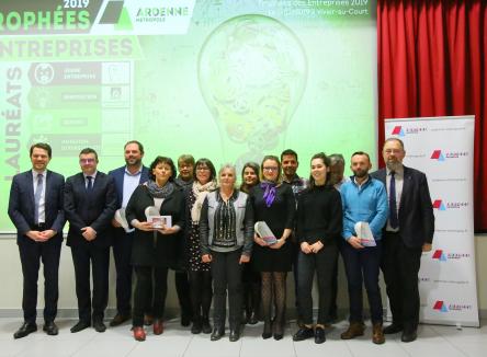 Pour la 3ème année consécutive, Ardenne Métropole a récompensé sept entreprises ardennaises installées sur l’agglomération pour leurs initiatives fructueuses au cours de l’année 2018. La cérémonie de remise des prix a eu lieu vendredi 1er février 2019.