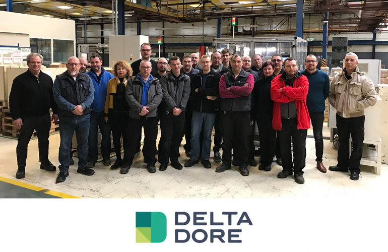 Delta Dore, pionnier français sur le marché de la maison et des bâtiments connectés a installé son unité Delta Dore Moteurs DDM dans les Ardennes, à Revin, depuis juin 2018