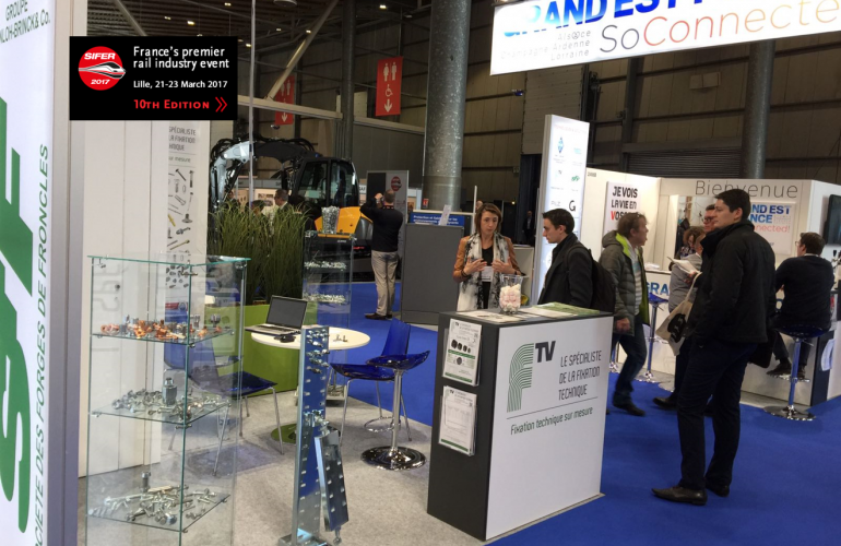 The 10th international railways industry trade show took place in Lille in March 2017. Several French Ardennes companies were present