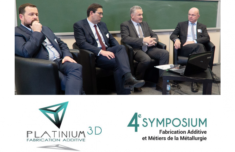 Jeudi 25 octobre 2018, plus de 150 participants se sont rassemblés à l’occasion du 4ème Symposium « Fabrication Additive et Métiers de la Métallurgie » à Charleville-Mézières, dans les Ardennes, et porté par Platinium 3D